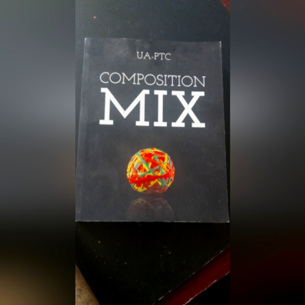 Composition Mix Book with Multicolor Rubber Band Ball Image